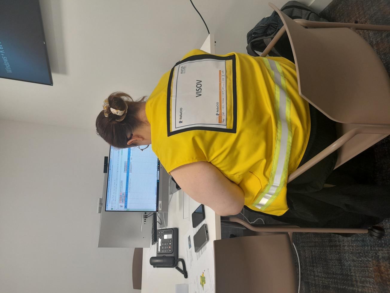 Participant à l'exercice final du projet RéSoCIO