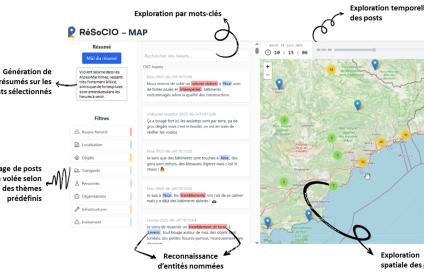 Plateforme de démonstration du projet RéSoCIO 